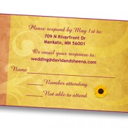 Wedding Invitation Response Card